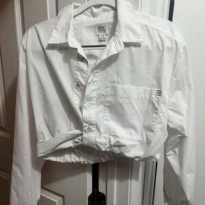 Bdg urban outfitters cropped button up